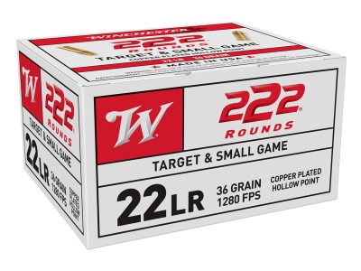 Winchester .22 LR USA Target and Small Game HP, 36gr, 222ct