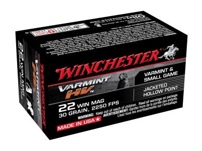 Winchester .22 WMR Varmint HV JHP, 30gr, 50ct