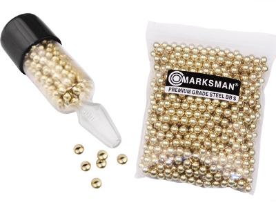 Marksman Premium Grade Steel BBs, 5.1 Grains, Speedloader, 1,000ct