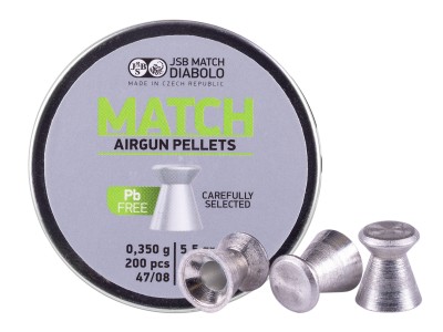 JSB Match .177 Cal, 5.5gr, Wadcutter, Lead-Free, 200ct