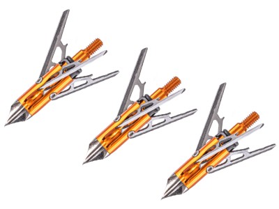 Rage 3 Blade Chisel Tip X Crossbow 100 Grain Broadhead, 3 Pack