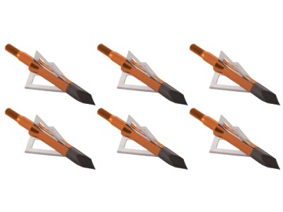 Muzzy 3 Blade Crossbow 100 Grain Broadhead, 6 Pack