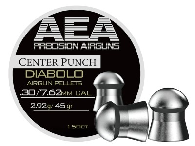 AEA Precision Center Punch Diabolo .30 Cal, 45gr, 150ct