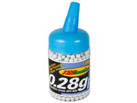 TSD Tactical 6mm plastic airsoft BBs, 0.28g, 1,000 rds, white