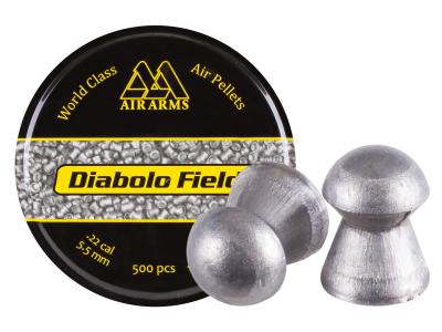 Air Arms Diabolo Field .22 Cal, 5.51mm, 16 Grains, Domed, 500ct