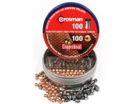 Crosman Dual Ammo, 100 Copperhead Steel BBs, 100 Wadcutter Pellets, 200ct