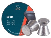 Haendler & Natermann H&N Sport .177 Cal, 8.18 Grains, Wadcutter, 500ct