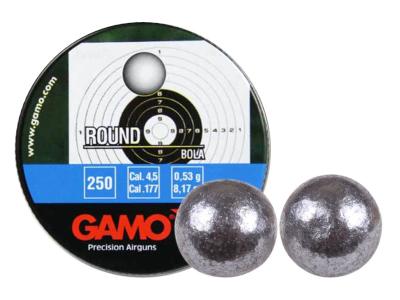 Gamo .177 Cal, 8.2 Grains, Round Lead Balls, 250ct