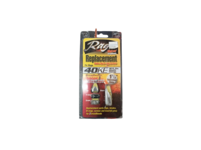 Field Logic Rage 40KE Replacement Blades/Tips/O-rings, 3 count