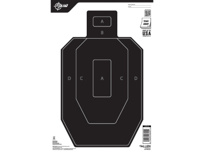 Allen EZ Aim IPSC Silhouette Paper Shooting Targets, None