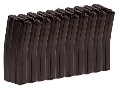 Elite Force M4/M16 Mid-Cap Rifle Magazine, Black, 140 Rds, 10-pk