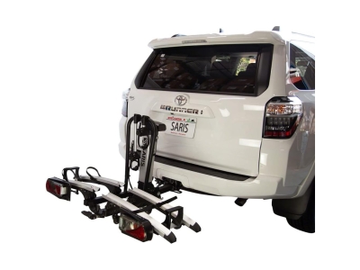 Saris Door County Bike Rack for Car W/Electric Hitch Lift for 2 Bikes, Black