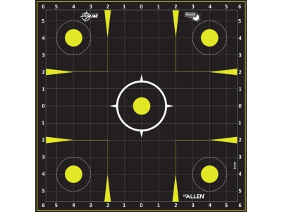 Allen EZ Aim Splash Paper Sight-In Grid Targets, None