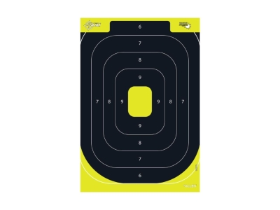 Allen EZ Aim Splash IPSC Silhouette Paper Targets, 8 Count