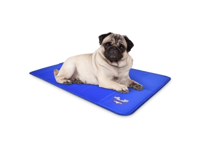 Arf Pets Self Cooling Pet Bed, Dog Mat for Crates and Beds - Small, Blue