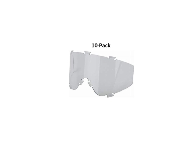 JT Spectra Paintball Mask Replacement Single Clear Lens, 10pk