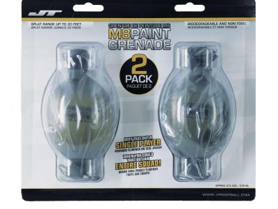 JT M8 Paintball Grenade Yellow Fill 2PK