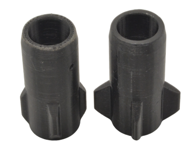 SPARE NateChrony 1/2 UNF Threaded Adapters - Black