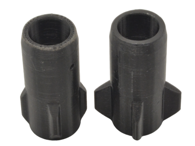 NateChrony 1/2 UNF Threaded Adapters - Black