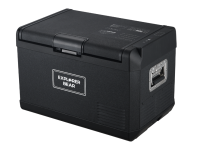 Explorer Bear EX50 52.8QT/50L 12/24V  Portable Electric Fridge Freezer, Black