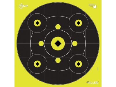 Allen EZ Aim Splash Reactive Paper Shooting Targets, None