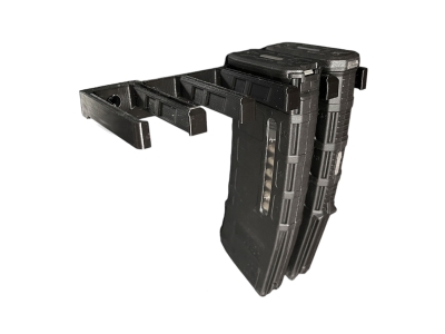 Evolve3D Rifle Magazine Magnet Mount, AR15, AR10, AK47, 5.56, 223, 7.62, Grey