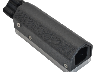 NateChrony SteadyShot  - Black Aluminium cover