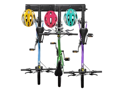 RaxGo Garage Bike Rack Wall-Mount Storage Hanger w/3 Adjustable Hooks