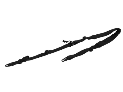 Lancer Tactical 2-Point Padded Rifle Sling, Black