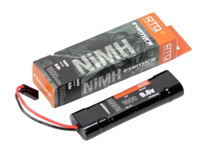 Raptor RTQ NiMH 1600mah 9.6v Mini-Brick Airsoft Battery