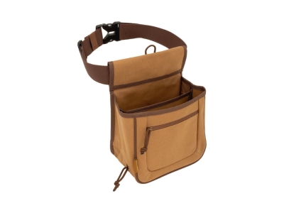 Allen Rival Double Compartment Shell Bag & Waist Belt, Tan