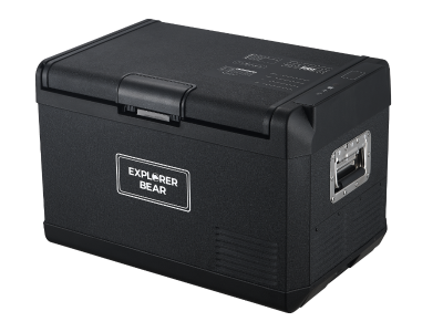 Explorer Bear EX50B 52.8QT/50L 12/24V  Portable Electric Fridge Freezer - LG, Black