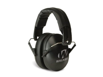Walkers Black Folding Passive Ultra Lightweight Folding Ear Muffs