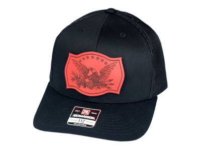 Artora Vintage Eagle Hat, Black