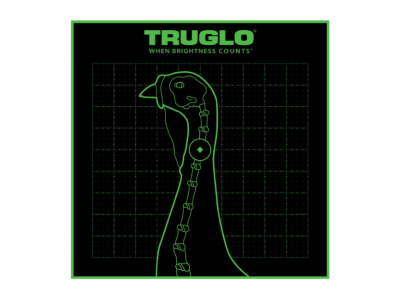 TruGlo Shotgun Turkey Patterning Target 12X12, Black