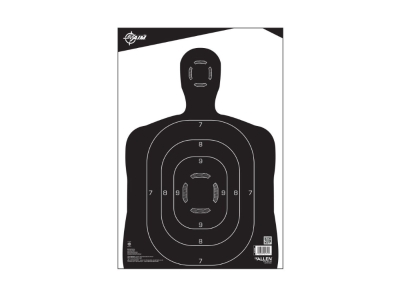 Allen EZ Aim Silhouette Paper Shooting Targets, 100 Count