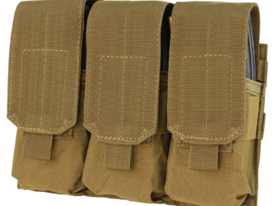 Condor MOLLE Triple M4 Mag Pouch, Coyote