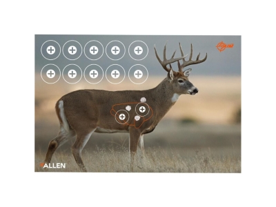 Allen EZ Aim Whitetail Paper Shooting Targets, 2-Pack, 2 count