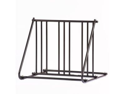 Saris Mighty Mite 6-Bike Parking Rack, Indoor and Outdoor, Black