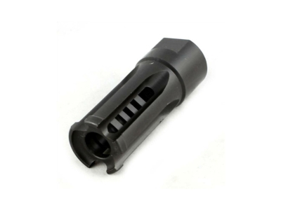 Raptor Tactical Version 9 Steel Airsoft Flash Hider, 14mm CCW Threaded