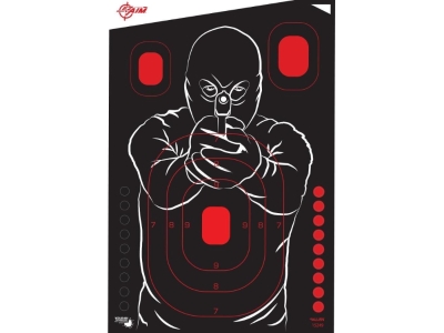 Allen EZ Aim Splash Reactive Bad Guy Paper Targets, None