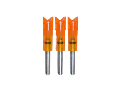 Luminok Goldtip HD Orange Cresent Bolt End 3-Pack