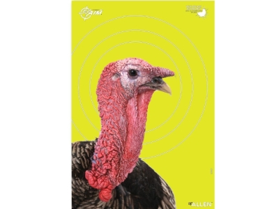 Allen EZ Aim Splash Reactive Paper Turkey Targets, 8 Count