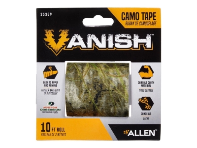 Allen Vanish Camo Cloth Tape, 10' Roll, Mossy Oak Obsession Camo