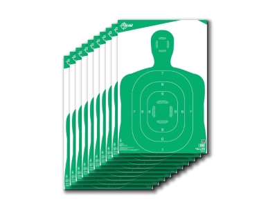 Allen EZ Aim 12" x 18" Silhouette Shooting Targets, Green
