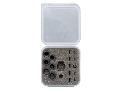 Specialty Podium Peep Aperture Kit, contains all 6 Apertures