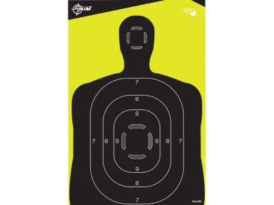 Allen EZ Aim Splash Reactive Silhouette Paper Targets, 5 Count