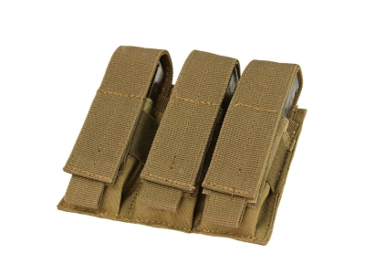 Condor Triple Pistol Mag Pouch, Coyote