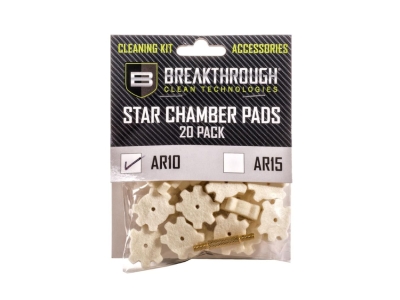 Breakthrough AR-10 Chamber Star Pads, 20 Count