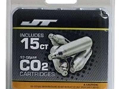 JT 12 gram CO2 Cartridges 15ct